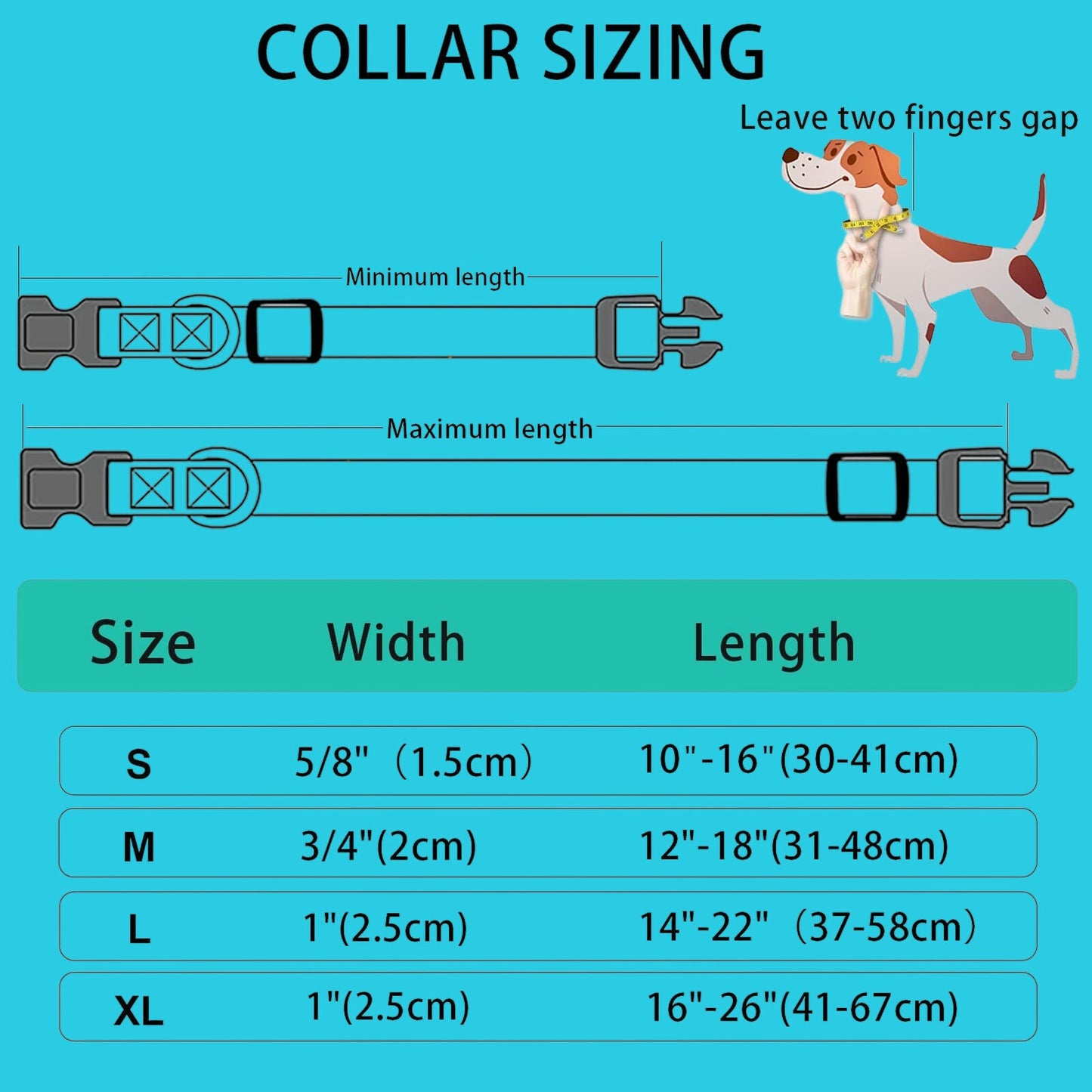 Personalized Dog Collar with Engraved ID Name and Phone Number, Colorful Custom Pet Collar, Customized Dog Collars for Puppy, Dog Gift